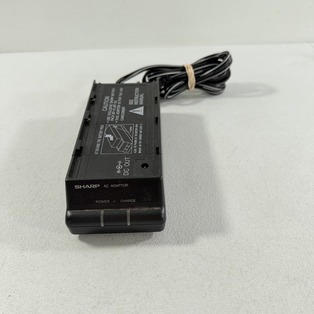 Original Sharp Camcorder AC Adapter / Battery Charger Model UADP-0122GEZZ TESTED